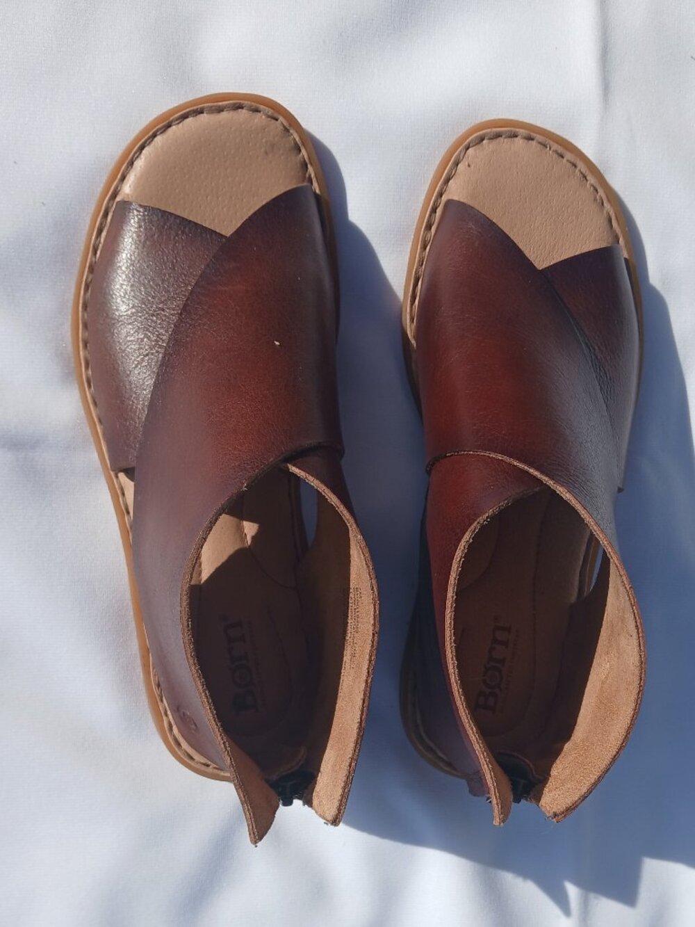 Born IWA women's gladiator-inspired sandals size 7M, like new